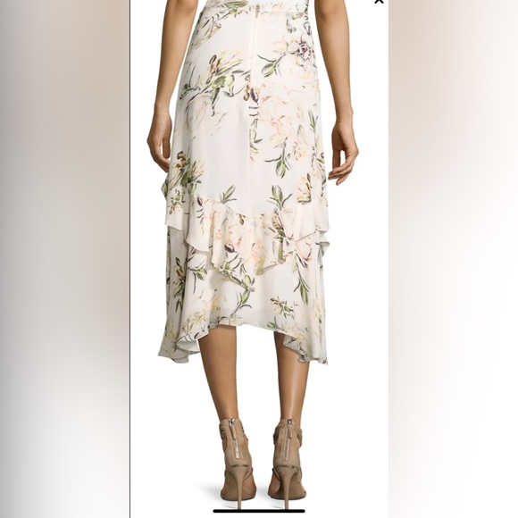 Haute Hippie Silk floral midi skirt size 2 - Picture 5 of 5